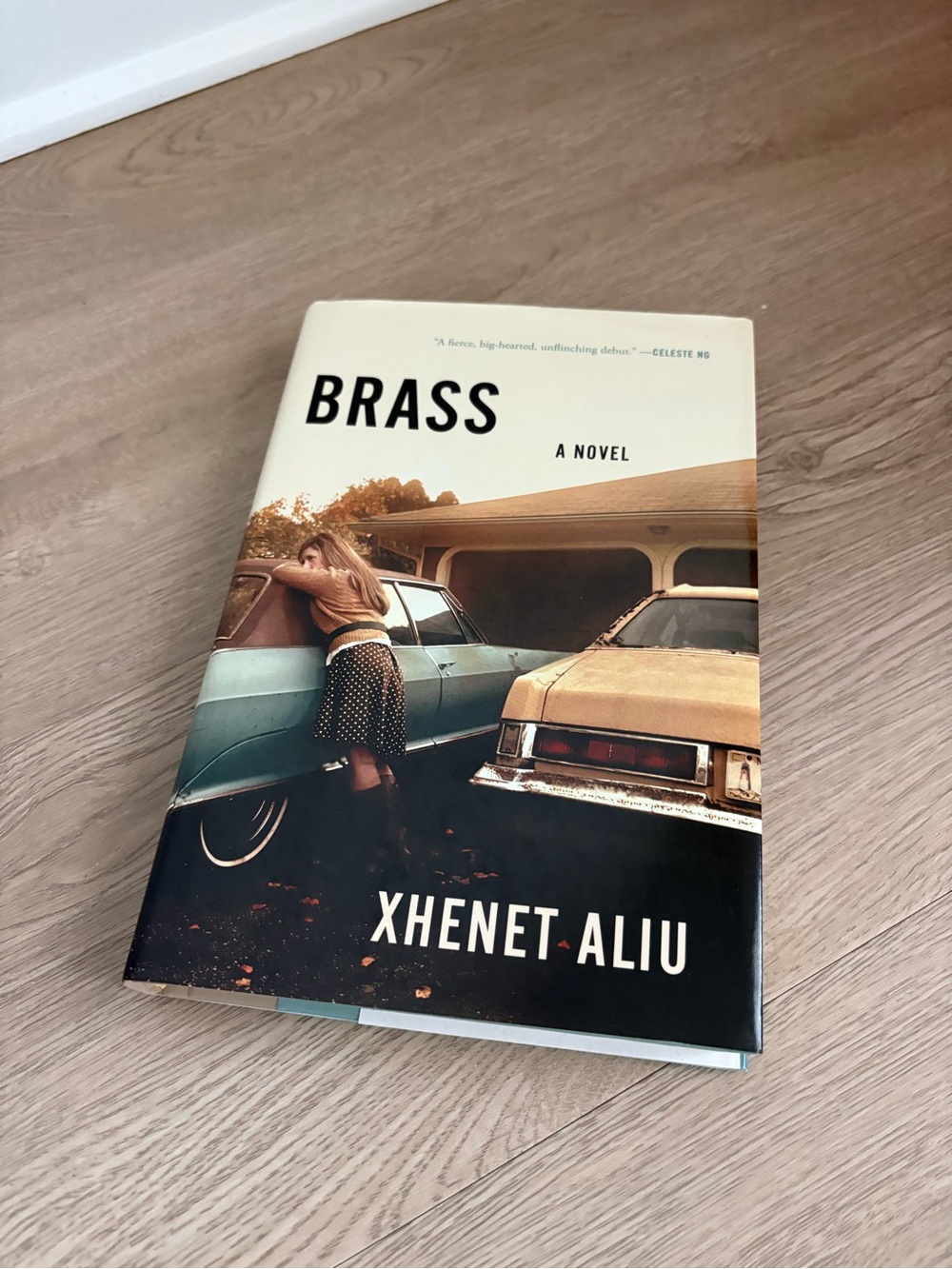Brass Novel - Cream, Teal & Brown Cover Hardcover